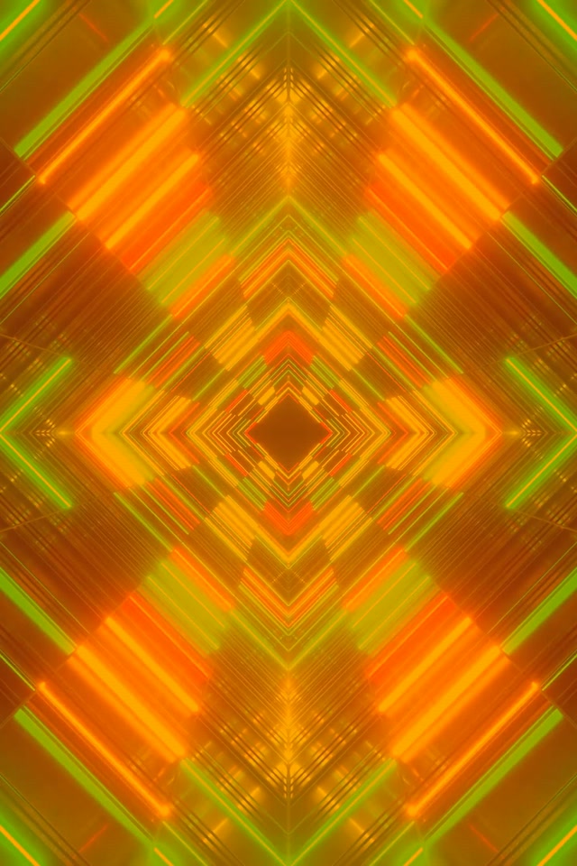 Neonový Tunel Diamant Vortex VJ Loop 2:3 Foto Portrét 60fps Sporiaci Obrazovka