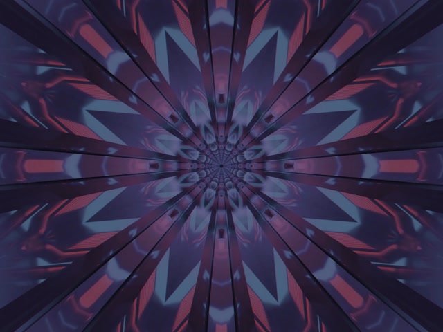 Neónový tunel kaleidoskop výbuch Vj Loop 4:3 klasický 60fps Šetrič obrazovky