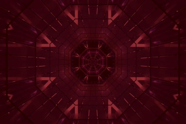 Červený Neon Tunel Šetrič Obrazovky 3:2 Surface 60fps VJ Loop PC Laptop