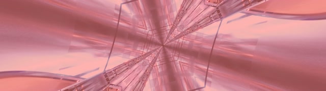 Ružová neonová tunel kaleidoskop výbuch 32:9 super ultraširokouhlý 60fps šetríč obrazovky VJ Loop