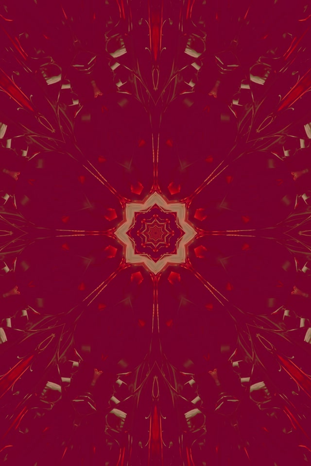 Neonový Tunel Fraktál Kaleidoskop Hviezda 2:3 Photo Portrait 60fps Sporiť Vj Loop