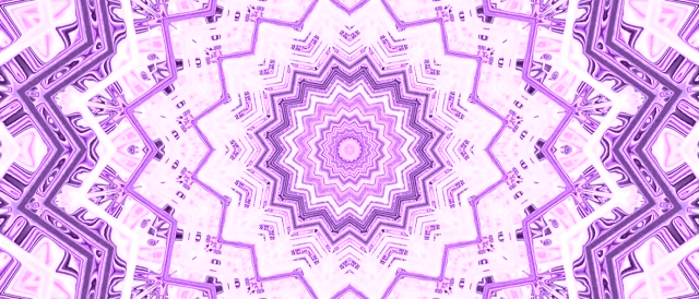 Vijolični Neon Tunel Kaleidoskop 21:9 Ultrawide 60fps Ohranjevalnik Zaslona VJ Loop