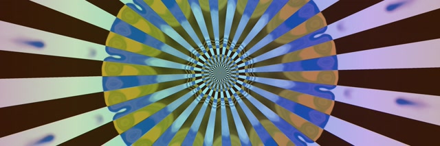 Neon Tunel Kaleidoskop Eksplozija Vj Loop 3:1 Triple Wide 60fps Ohranjevalnik Zaslona