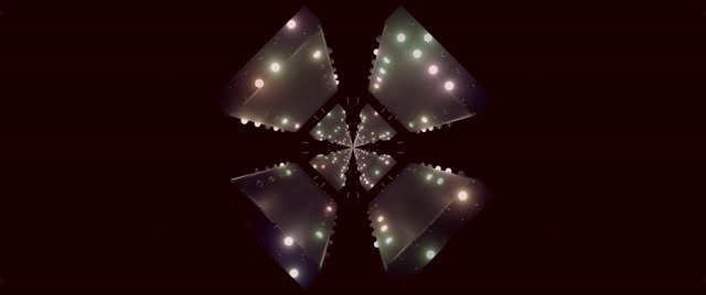 Neon Tunnel Kaleidoscope Petal Burst VJ Loop 2.39:1 Cinemascope 60fps Screensaver