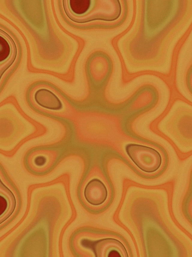 Neonski Tunel Topel Organski Blob Kaleidoscope VJ Loop 3:4 iPad Portrait 60fps Screensaver