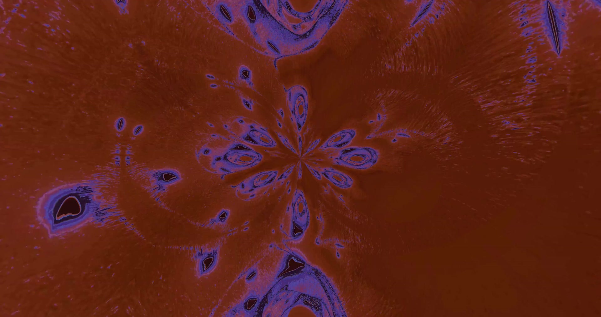 Neon Tunel Rdeč Moder Kaleidoskop Ohranjevalnik Zaslona 4K UHD 60fps VJ Loop