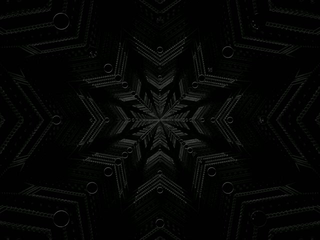 Neonska Tunel Temna Zvezda Kalejdoskop VJ Loop 4:3 Classic 60fps Screensaver