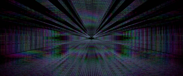 Glitch Neonski Predor Vj Loop 2.39:1 Cinemascope 60fps Ohranjevalnik