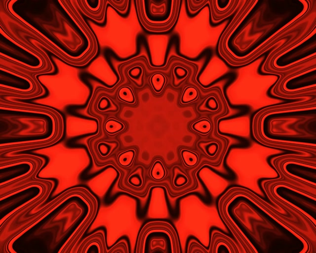 Neon Tunel Rdeč Kaleidoskop Izbruh VJ Loop 5:4 industrijski 60fps Ohranjevalnik Zaslona