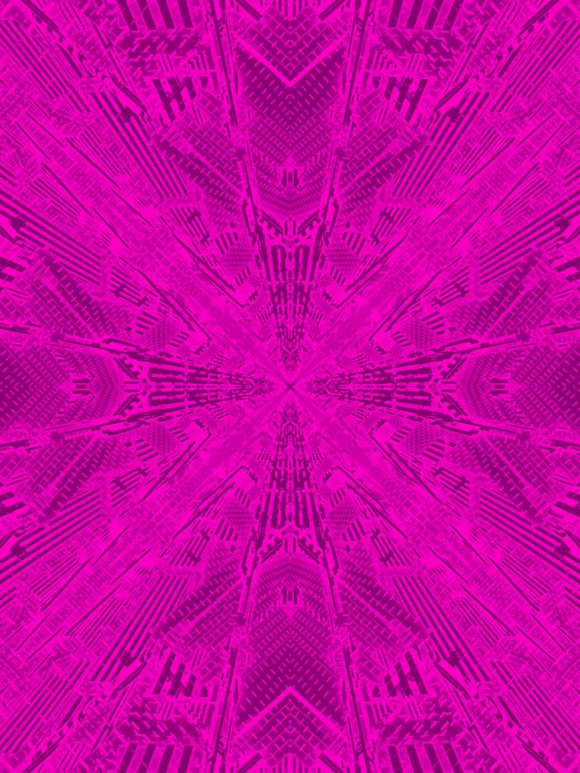 Neon Tunel Magenta Kaleidoskop Izbruh VJ Loop 3:4 iPad Portret 60fps Ohranjevalnik zaslona
