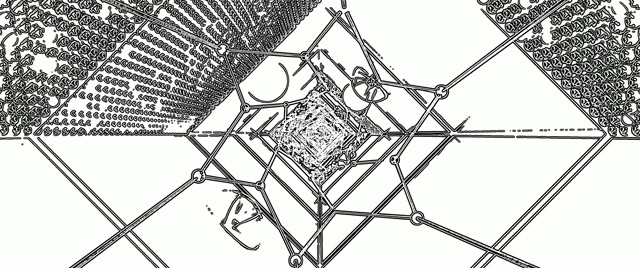 Geometric Neonski Tunel Zaslonski Varovalnik 60fps 2.39:1 Cinemascope VJ Loop PC