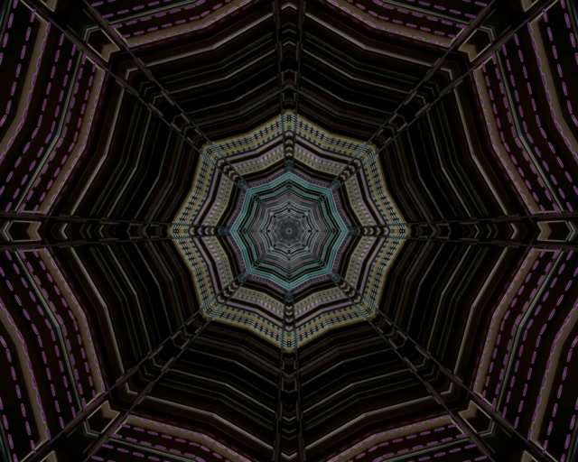 Neon Predor Temen Osmerokotnik Ohranjevalnik Zaslona 5:4 industrijski 60fps VJ loop