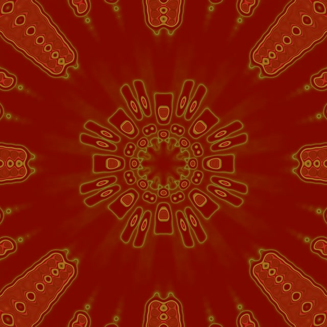 Neon Predor Zelen Kaleidoskop Izbruh VJ Loop 1:1 Kvadrat 60fps Ohranjevalnik Zaslona