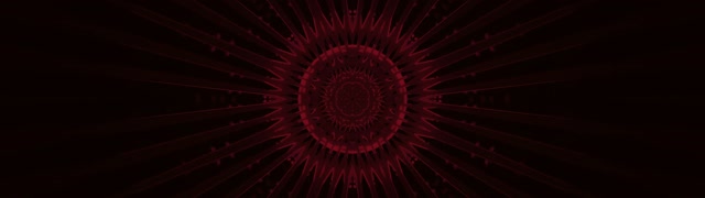 Rdeč Fraktal Kaleidoskop Neon Tunel 32:9 Super Ultraširok 60fps Ohranjevalnik zaslona VJ Loop