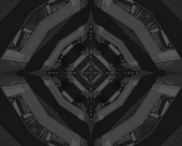 Neon Tunel Temen Diamant Kaleidoskop 5:4 Industrijski 60fps Ohranjevalnik Zaslona VJ Loop