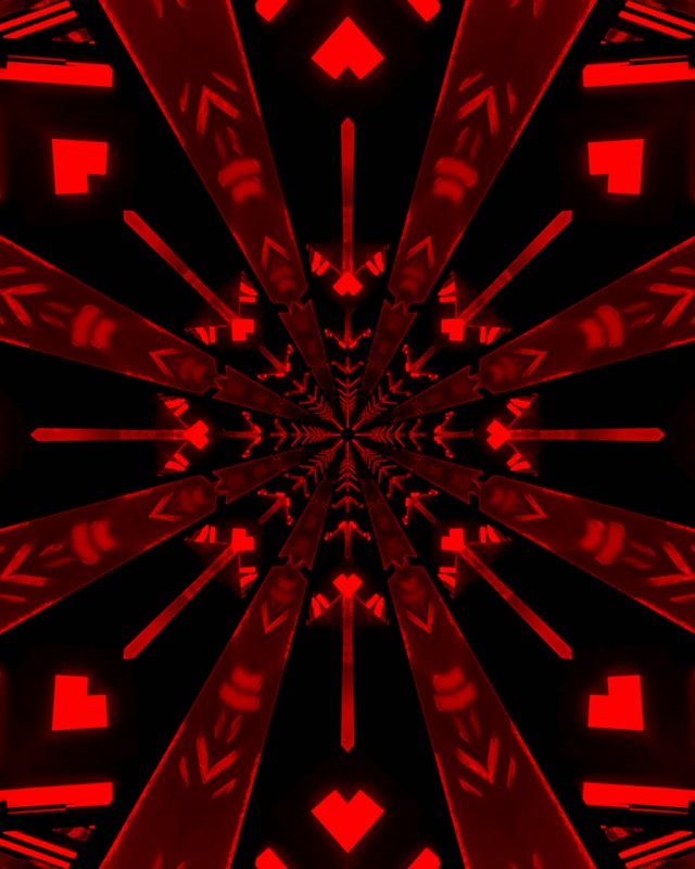 Rdeči Kaleidoskop Rezilo Neon Tunel VJ Loop 4:5 Instagram 60fps Ohranjevalnik Zaslona