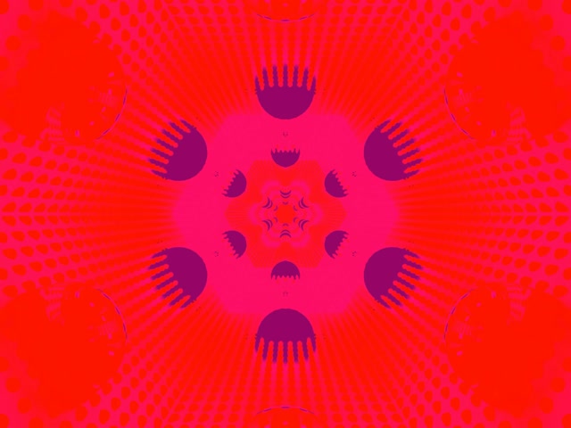 Neonski Tunel Šestkotnik Kaleidoskop 4:3 Klasični 60fps Ohranjevalnik Zaslona Vj Loop