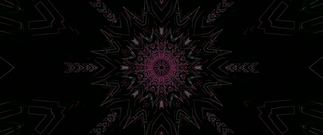 Neonski Predor Magenta Kaleidoskop Izbruh Vj Loop 2.39:1 Cinemascope 60fps Ohranjevalnik