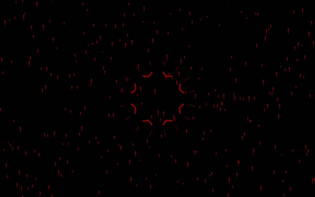 Rdeči Neonski Tunel Zaslonski Varovalnik 60fps 16:10 MacBook VJ Loop