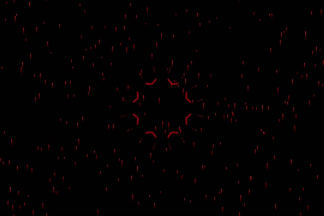 Rdeči Neonski Tunel Zaslonski Varovalnik 3:2 Surface 60fps Vj Loop Dark Rain Pattern