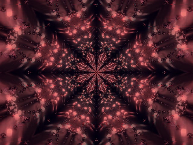Neon Predor Fraktalni Kaleidoskop Izbruh VJ Loop 4:3 Classic 60fps Ohranjevalnik zaslona
