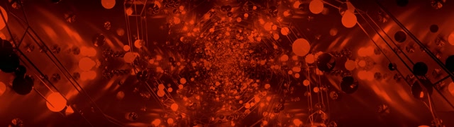 Rdeč Neon Tunel Bokeh Ohranjevalnik Zaslona 32:9 Super Ultrawide 60fps VJ Loop