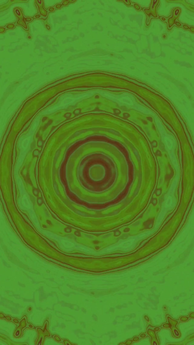 Neonski Predor Zelena Valovanje Mandala Vj Loop 9:16 Reels 60fps Ohranjevalnik