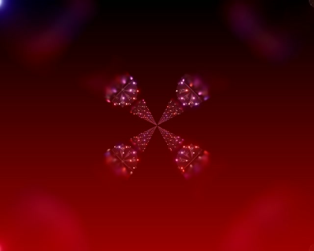 Neon Tunel Fraktalni Kaleidoskop Izbruh VJ Loop 5:4 Industrijski 60fps Ohranjevalnik zaslona