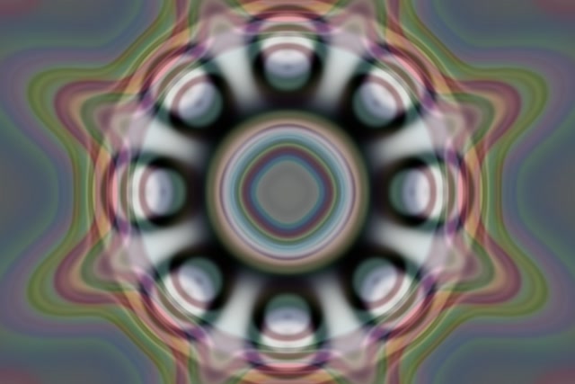 Pulsating Neon Tunnel Kaleidoscope VJ Loop 60fps 3:2 Screensaver