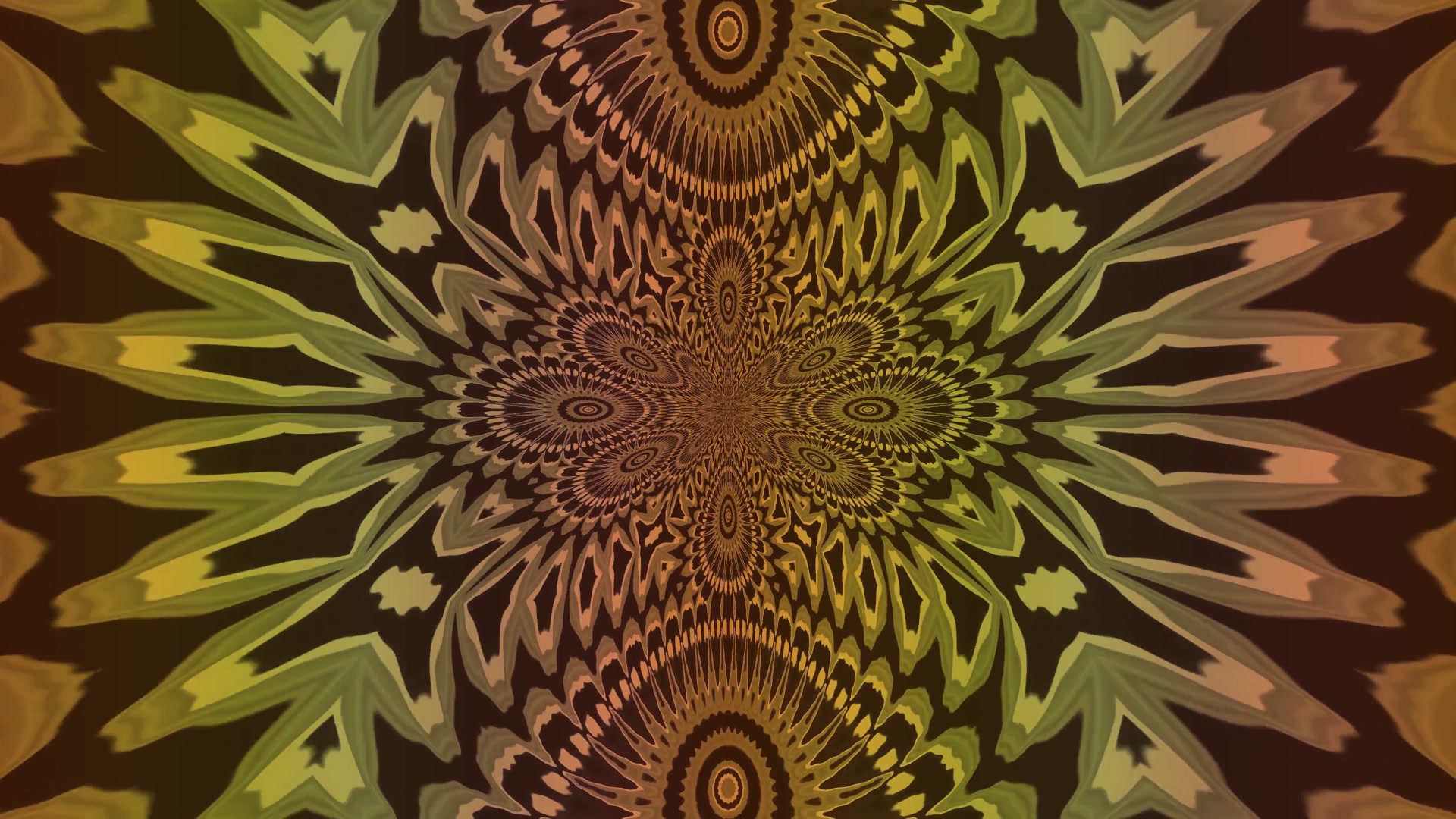 Fractal Neon Tunnel 4K UHD 60FPS VJ Loop Screensaver