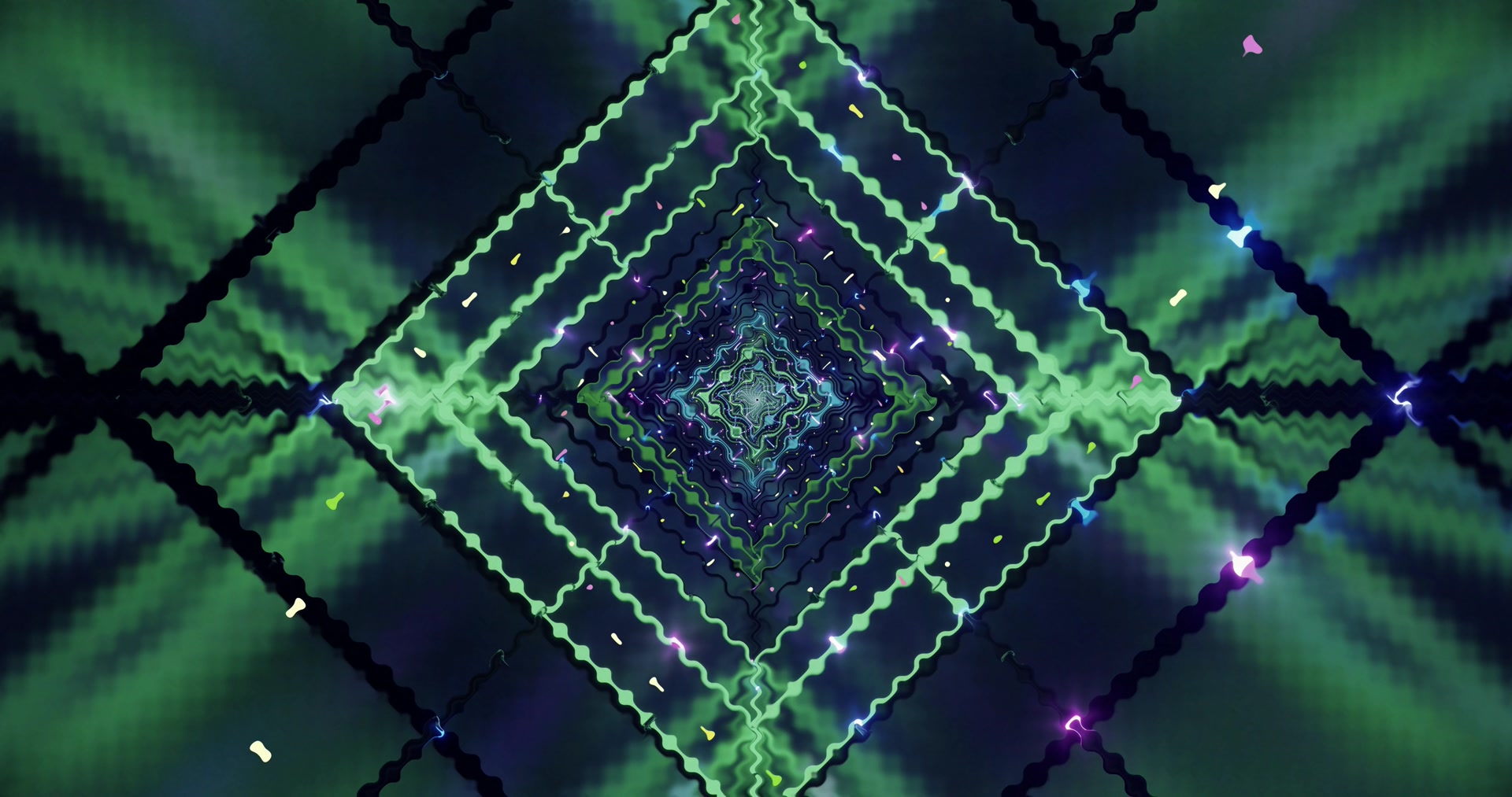 Tunel Diamant të Ndritshëm Mbrojtës Ekrani 4K UHD 60fps Live Wallpaper PC