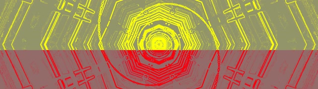 Tunel Neon Cyan Jeshil Oktagon Vj Loop 60fps 32:9 Super Ultrawide Ruajtësi Ekrani