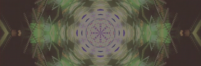 Tunel Neon Kaleidoskop Mandala Vj Loop 3:1 Triple Wide 60fps Screensaver