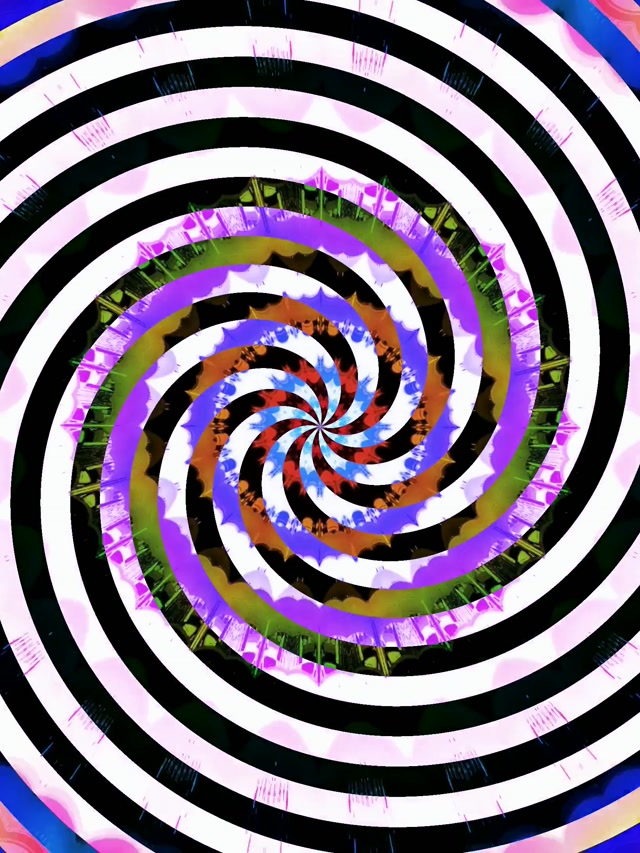Tunel Neon Vorbull Spiral Hipnotik VJ Loop 3:4 iPad Portrait 60fps Screensaver