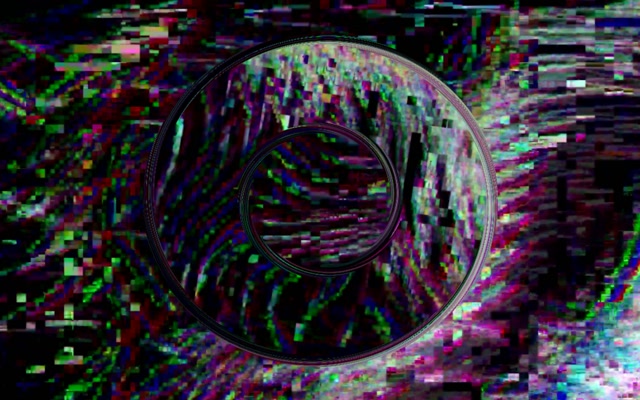 Neon Tunnel Glitch Swirl Vj Loop 16:10 macbook 60fps Screensaver