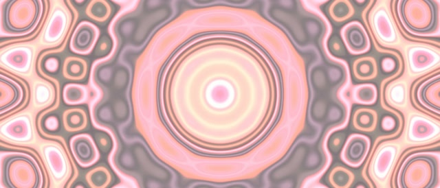 Tunel Neon Rrethe Rozë Pulsante VJ Loop 21:9 Ultrawide 60fps Screensaver