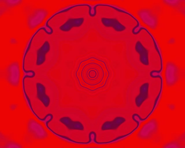 Red Neon Tunnel Mandala Loop 5:4 industrial 60fps Screensaver Vj loop