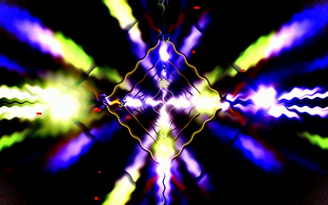 Tunel Neon Blu Gjelbër Screensaver 16:10 MacBook 60fps VJ Loop