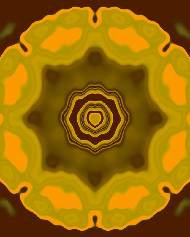 Tunel Neon Kaleidoskop Yll Ambra VJ Loop 4:5 Instagram 60fps Mbrojtës Ekrani