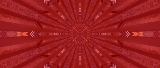 Tunel Neon Kaleidoskop i Kuq Vj Loop 21:9 Ultrawide 60fps Screensaver