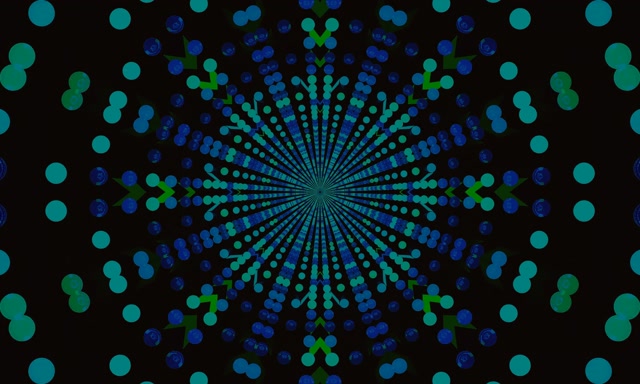Tunel Neon Kaleidoskop Pikë Burst 5:3 Wide 60fps Screensaver Vj Loop