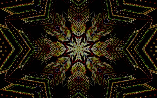 Tunel Neon Yll Fraktal Screensaver 16:10 MacBook 60fps VJ Loop