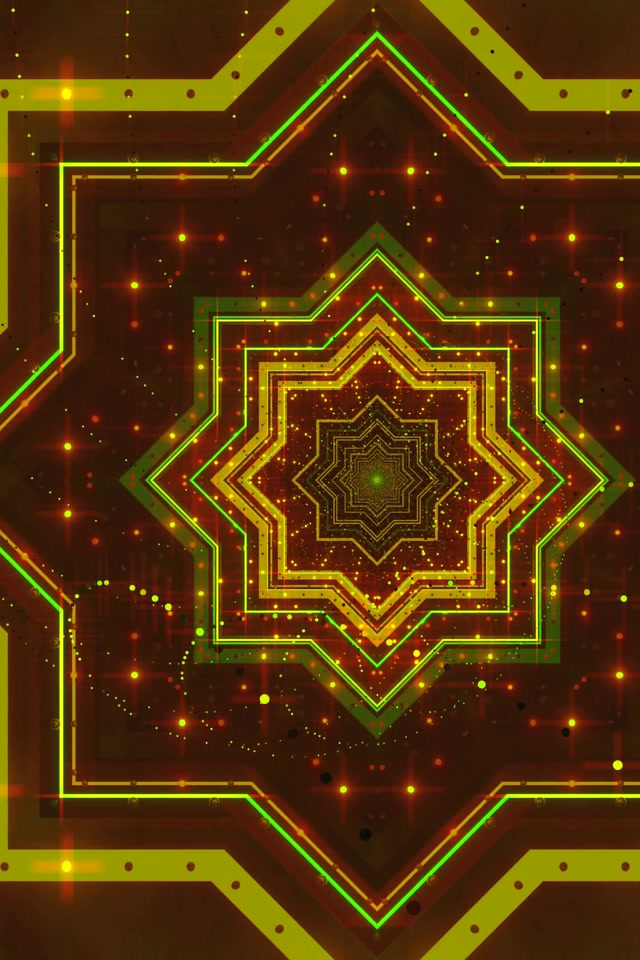 Tunel Neon Vortex Ylli 60fps Ruajtës Ekrani 2:3 Photo Portrait Vj Loop