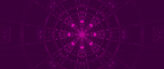 Tunel Neon Radial Magneta VJ Loop 2.39:1 Cinemascope 60fps Mbrojtës Ekrani