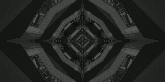 Tunel Neon Diamant i Errët Kaleidoskop VJLoops 2:1 Univisium 60fps Screensaver