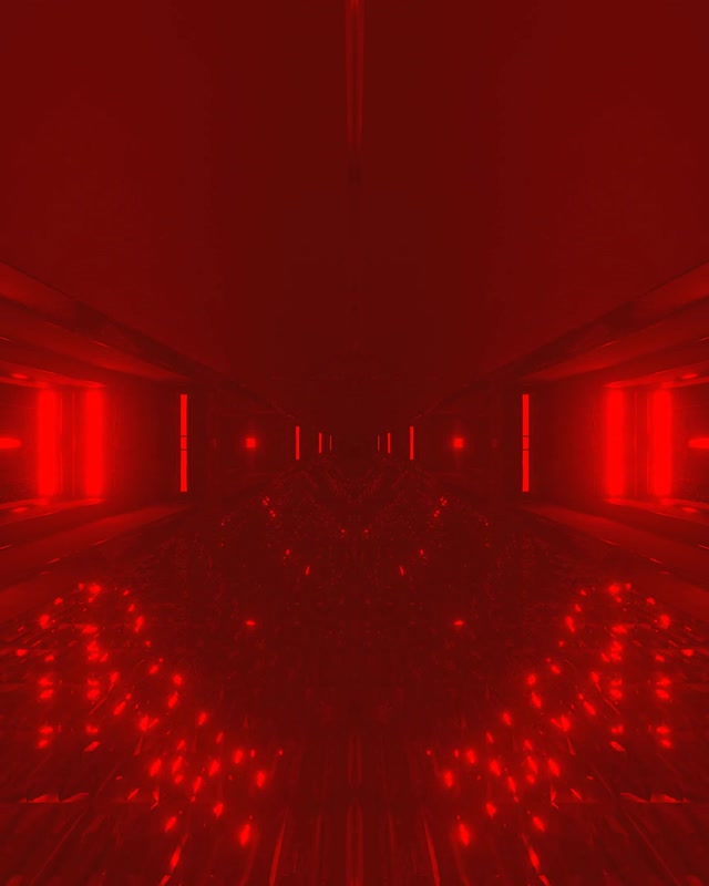 Tunel Neon i Kuq VJLoops 4:5 Instagram 60fps Ekrankursyes Shpërthim Ndriçues