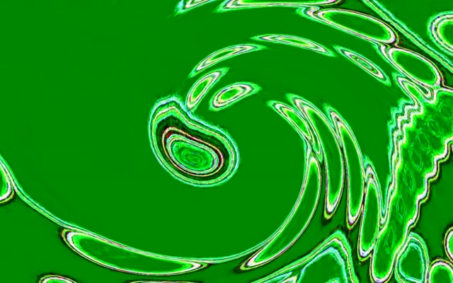 Neon Tunnel Vorbulla e Gjelbër Sy Vortex VJ Loop 60fps 16:10 MacBook Mbrojtës Ekrani