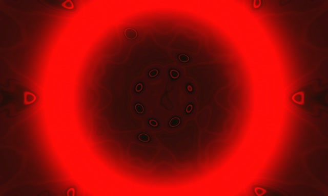 Tunel Neon I Kuq Ndriçues Mandala Vorteks Vj Loop 5:3 Wide 60fps Ekrankursues