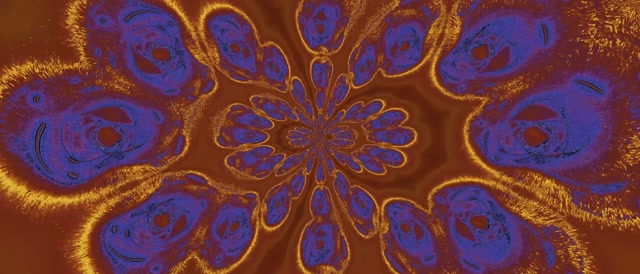 Tunel Neon Kaleidoskop Shpërthim VJ Loop 21:9 Ultrawide 60fps Screensaver