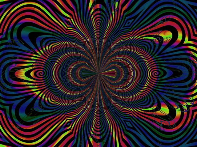 Tuneli Neon Spiral Kaleidoskop Vj Loop 4:3 Classic 60fps Screensaver